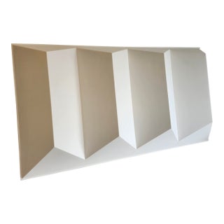 Original 55" Mid Century Laszlo Toth Tribute Minimalist Brutalist Design Sculpture For Sale