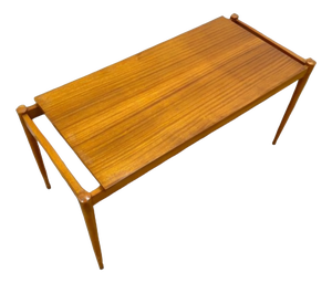 Czech Mahogany Coffee Table from Dřevotvar Jablonné Nad Orlicí, 1970s