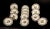 English Porcelain Botanical Fruit Dessert Service, Attributed to Coalport Circa 1830 This eighteen-piece porcelain dessert...