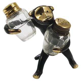 Monkey Salt and Pepper Shakers by Walter Bosse for Herta Baller, Austria, 1950s For Sale