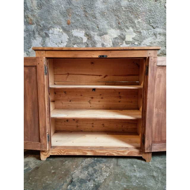 Antique French Pine Cupboard, Early 20th Century For Sale - Image 5 of 14
