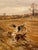 19th Century English Oil on Canvas Fox Hounds For Sale - Image 9 of 9
