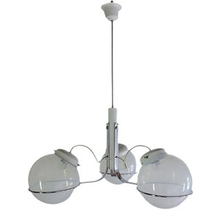 Italian Pendant Lamp in Murano Glass Attributed to Gino Sarfatti, 1970s For Sale