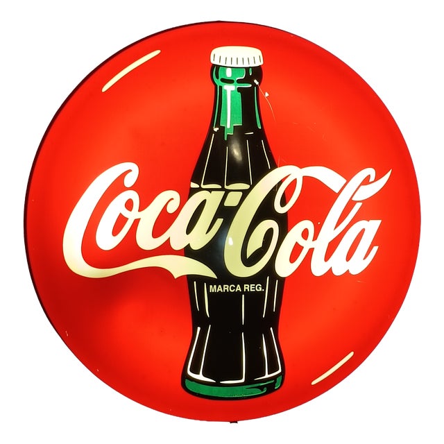 Illuminated Coca-Cola Sign, 1997 For Sale