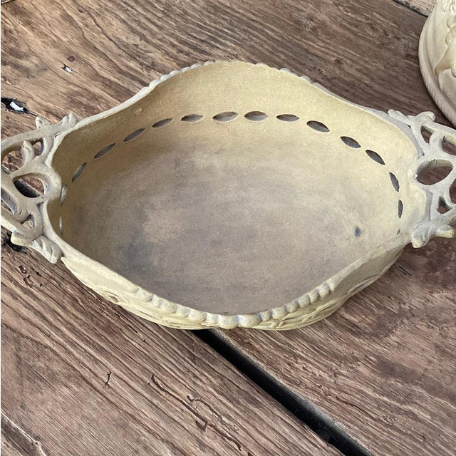 English 19th c English Caneware Basket For Sale - Image 3 of 5