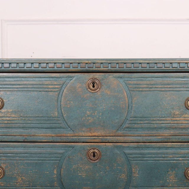 Early 19th Century Swedish Painted Commode For Sale - Image 5 of 9