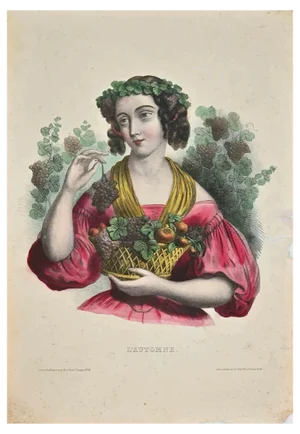 Noel François Bertrand, L'Automne, Etching, Early 19th Century