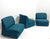 Cassina Mid-Century Ciprea Lounge Chairs by by Afra and Tobia Scarpa for Cassina, 1968, Set of 3 For Sale - Image 4 of 18