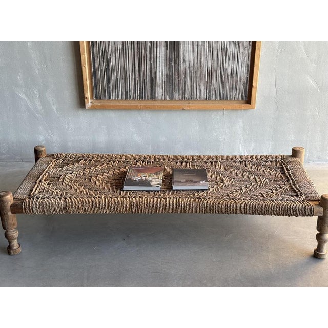 Rope Work Coffee Table / Day Bed For Sale - Image 5 of 7