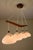 Swedish Teak and Glass Four Light Hanging Lamp, 1960s For Sale - Image 11 of 13
