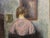 1910s The Girl in the Mirror - 1910s Oil Painting For Sale - Image 5 of 9