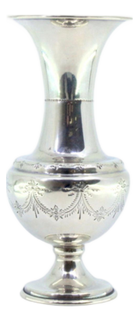 Silver Jug with Engraved Hanging Garlands