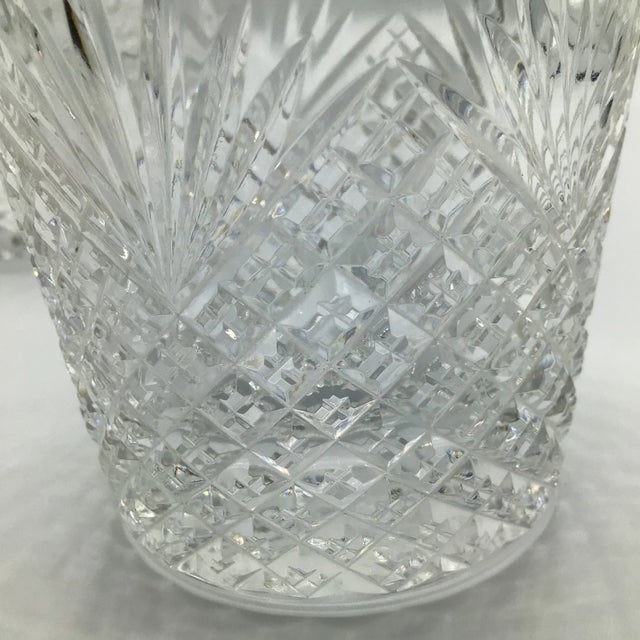 Hawkes Old Fashioned Glasses Strawberry Diamond and Fan Cut Crystal -Set of 2 For Sale - Image 10 of 12