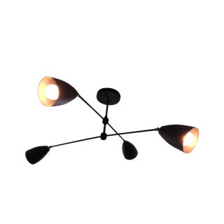 Park Studio Petaluma Black Pendant Light For Sale