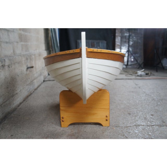 Mid 20th Century Vintage WoodNStuff Handcrafted Nautical Handmade Oak