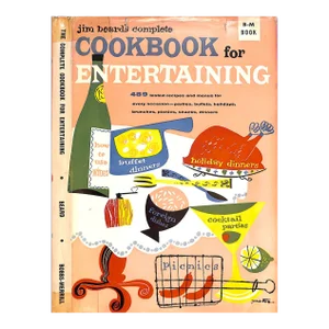 "Cookbook for Entertaining: 489 Tested Recipes and Menus for Every Occasion" 1954 Beard, Jim