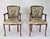 1990s Late 20th Century French Louis XV Style Needlepoint Armchairs For Sale - Image 5 of 16