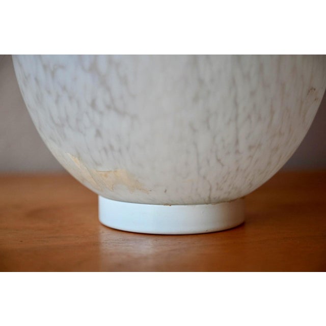 Italian Table Lamp in Speckled Blown Glass, 1970s For Sale - Image 8 of 9