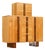 1950s English Brutalist Oak Bar Cabinet Buffet For Sale