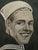 Original graphite pencil drawing by American artist and illustrator Theodore E. Schrock (1879–1952), depicting a smiling...