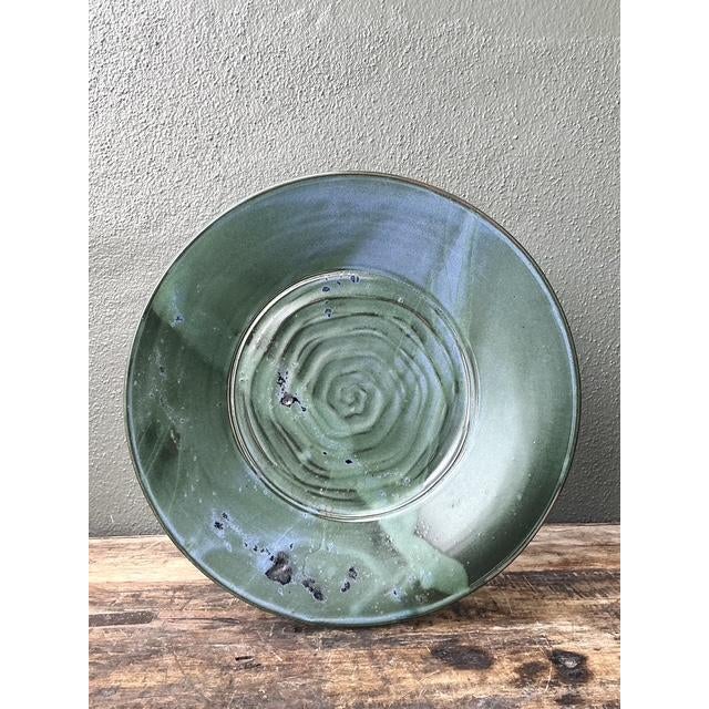 Late 20th Century Vintage Original Studio Pottery Platter For Sale - Image 5 of 8