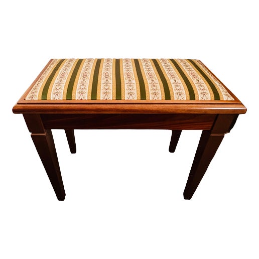 Vintage Gold Wooden Bench For Sale