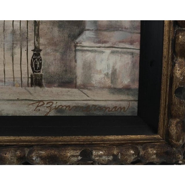 American Paul Zimmerman, Social Realist Street Scene of Youth at Play (African American) For Sale - Image 3 of 5