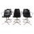Paustian Spinal 44 Conference Chairs in Black Leather, 2000s, Set of 6 For Sale - Image 13 of 13
