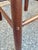 Mid 20th Century Set of 6 French Provincial Ladderback Dining Chairs With Rush Seats For Sale - Image 12 of 12