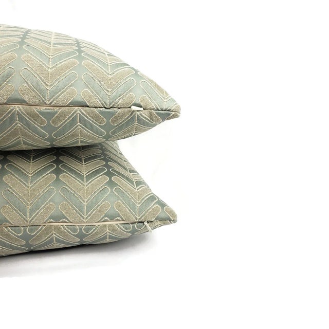 Manuel Canovas Manuel Canovas Bonson in Celadon Pillow Cover For Sale - Image 4 of 7