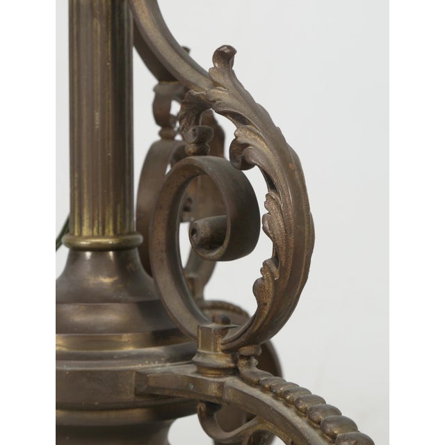 Vintage French Brass and Onyx Floor Lamp, Circa 1930s For Sale - Image 11 of 12
