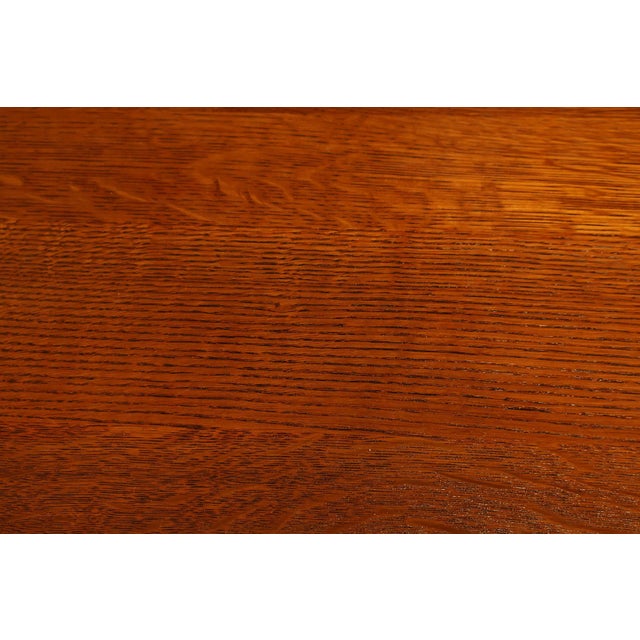 Stickley Mission Collection Oak Limbert Library Table For Sale In Philadelphia - Image 6 of 18