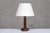 This rare table lamp was produced in France during the 1950s. The rustic yet elegant design is attributed to the French...