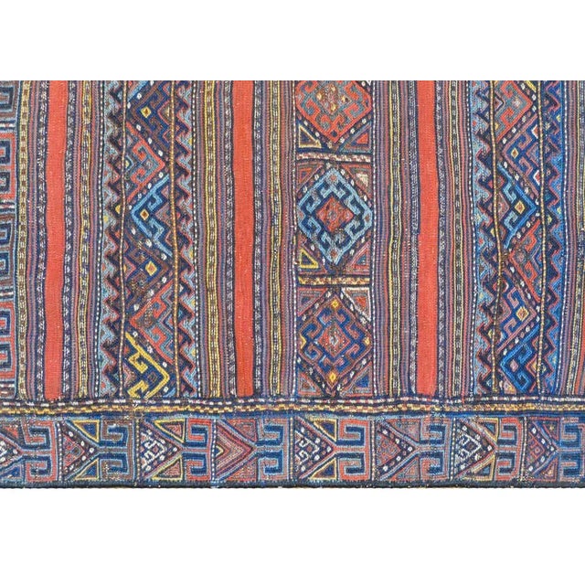 Early 20th Century Afshar Grain Bag For Sale - Image 4 of 10