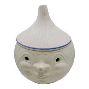 Vintage Knodgen Keramik Garlic / Cookie Jar — West Germany Ceramic #252