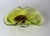 Vintage Murano Sommerso Apple Green and Brown Glass Bowl with Organic Sculptural Form, 1970 For Sale - Image 6 of 16