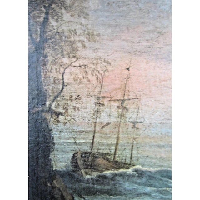 Realism Original Claude Vernet 1773 a Shipwreck in Stormy Seas Oil on Canvas With Coa For Sale - Image 3 of 18