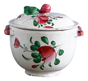 Floral Tureen by Les Islettes Faience