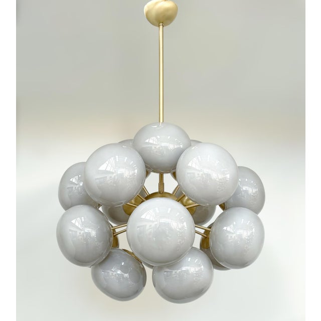 Italian 21st Century Ovale Pebble Sputnik Chandelier by Fabio LTD For Sale - Image 3 of 8