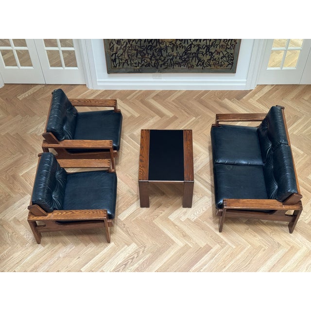 1960s Esko Pajamies for Asko, Pair of "Bonanza" Lounge Chairs, 1960s For Sale - Image 5 of 12