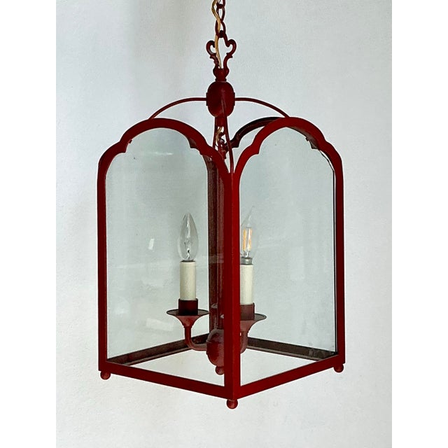Late 20th Century Vintage Vaughan Georgian Three Arm Lantern For Sale - Image 5 of 12