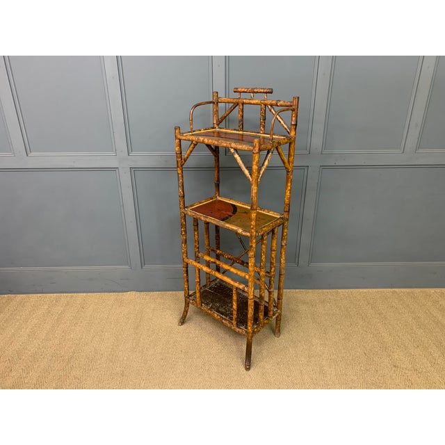 Victorian Bamboo Canterbury Whatnot, 1885 For Sale - Image 3 of 14