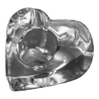 Martti Rytkönenfor Orrefors Valentino Heart Shape Votive Paperweight For Sale