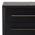 Wood Modern Black & Nickel Three-Drawer Nightstand For Sale - Image 7 of 7