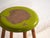 Vintage Wooden Stool with Round Seat, Central Europe, 1950 For Sale - Image 3 of 6