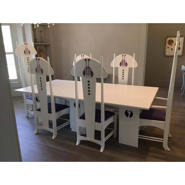 Art Nouveau Dining Table and Chairs Set of 9 Chairish