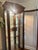 1990s Jasper Cabinet Company Traditional Walnut and Glass Curio Cabinet With Interior Lighting For Sale - Image 4 of 9