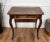 Wood talian Walnut Desk Side Table with Cabriole Carved Legs, 1890s For Sale - Image 7 of 8