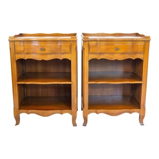 1950s Mid-Century John Widdicomb French Provincial Style Nightstands - a Pair For Sale