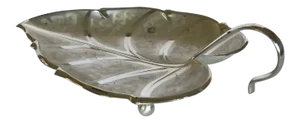 Early 20th Century Vintage Ikora Silverplate Leaf Dish